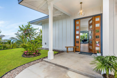 Inspiration for a contemporary home design remodel in Hawaii