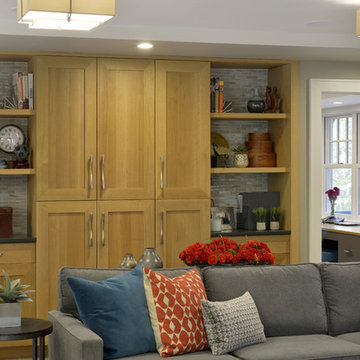 An Inviting, Family-Friendly Kitchen & Living Space