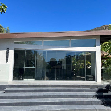 Frameless Folding Glass Patio Doors