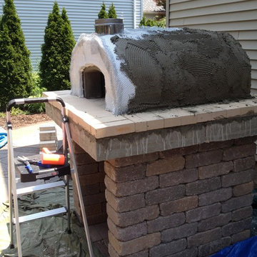 The Fisher Family Wood Fired Brick Pizza Oven in Ohio