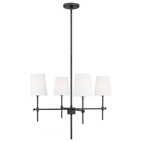 Visual Comfort Studio 3187204-112 4-Light Chandelier, Baker