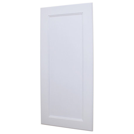 14x36 Concealed Medicine Cabinet - Picture Frame Door! by Fox Hollow Furnishings, Shaker White Wood Panel