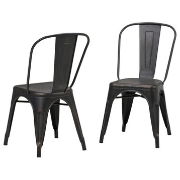 Fletcher Metal Dining Side Chair (Set of 2)