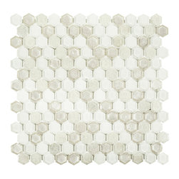 5/8&Prime; Hex &ndash; Diamond &ndash; 11.25 x 11 &ndash; (10117) - Mosaic Tile - Jeffrey Court - Mosaic Tile