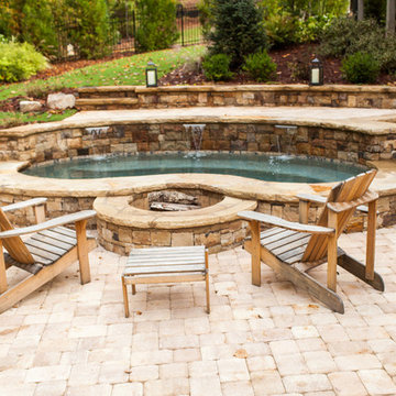 Dipping Pool and Firepit