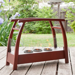 Kanto Portable Indoor/Outdoor Gel Fuel Fireplace - Outdoor Fireplaces