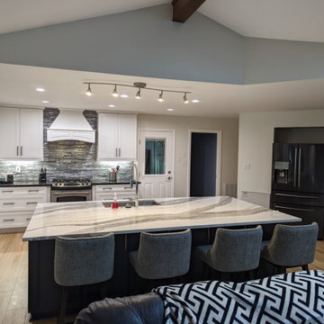 Belmont NC Kitchen Remodel with Massive Island