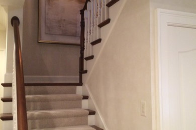Staircase - transitional staircase idea in Cleveland