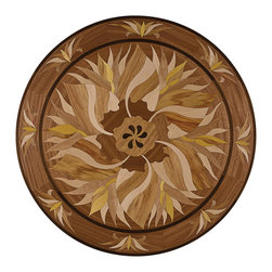 Oshkosh Designs Meriwther Inlay Medallion - Hardwood Flooring