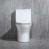 WoodBridge Short Compact One Piece Toilet With Soft Closing Seat