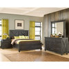 Bowery Hill Modern styled Queen Wood Panel Bed in Espresso Finish