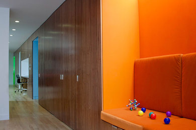 Minimalist kids' room photo in San Francisco