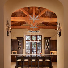 windows with cabinets