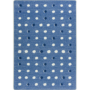 Little Moons 3'10" x 5'4" area rug in color Blue Skies