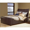 Hillsdale Furniture Justin Sleigh Bed Set with Rails and Storage, Queen