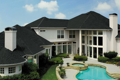 Inspiration for a contemporary exterior home remodel in Salt Lake City