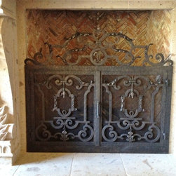LCR Classic Iron Fire Screens - Fireplace Accessories