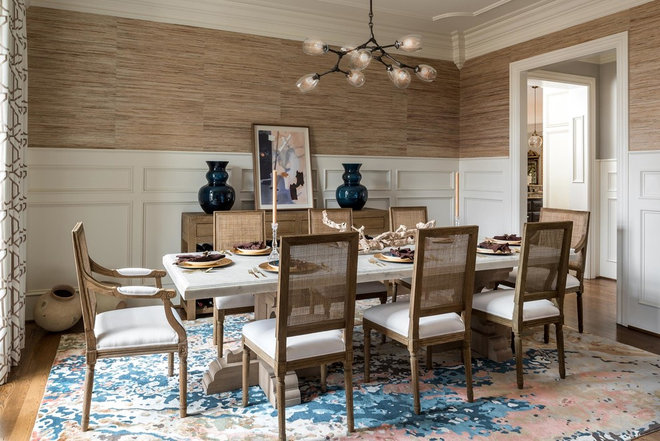Beach Style Dining Room by KD Designs - Decorating Den Interiors