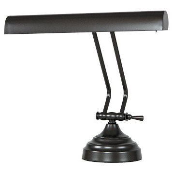 12 Inch Shade LED Piano Desk Lamp, Rubbed Bronze