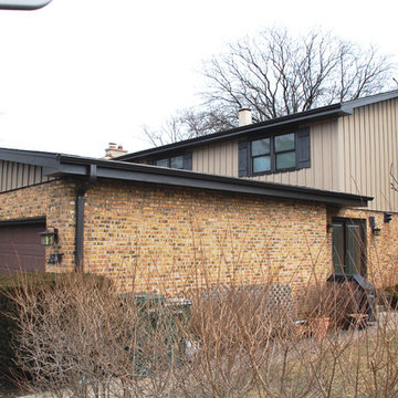 Split Level Home, James Hardie Siding, Wilmette, IL