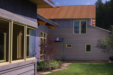 Inspiration for a rustic exterior home remodel in Other