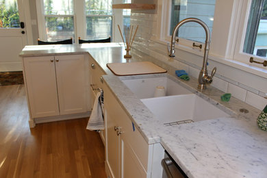 Eclectic kitchen photo in Portland