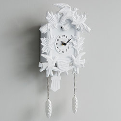 white cuckoo clock - Cuckoo Clocks