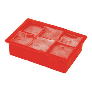 Red Colossal Ice Cube Tray - Mediterranean - Ice Trays And Molds - by  Arctiq LLC | Houzz