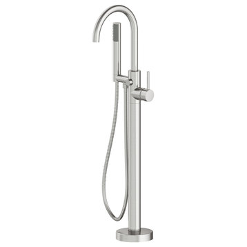 Jacuzzi PT95 Jacuzzi Floor Mounted Tub Filler - Brushed Nickel