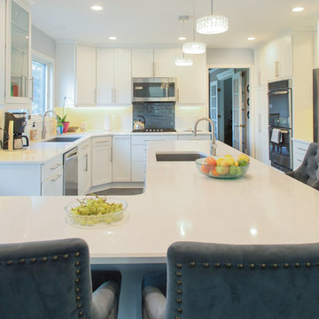 Modern Kitchen Remodel - Clean, Monochrome Style
