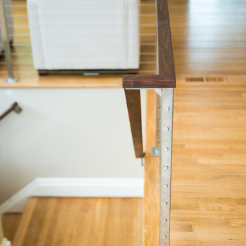 KB Stainless Cable and Walnut Railing