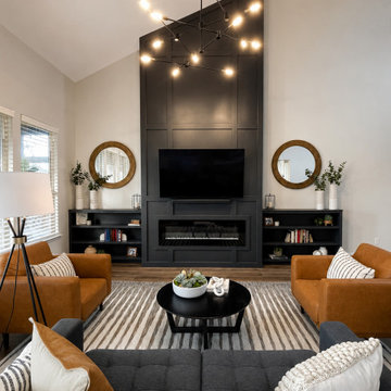 Modern Statement Living Room - AFTER