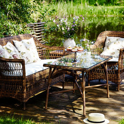 Sika Design Charlot 2 Seat Sofa, Charlot Chair, Vitoria Coffee Table & Susy - Outdoor Lounge Chairs