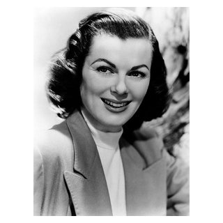 Barbara Hale, Movie Star Portrait Poster - Midcentury - Prints And