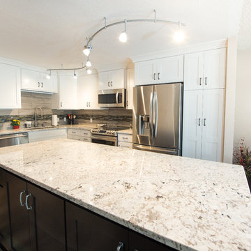 L-Shaped Condo Kitchen