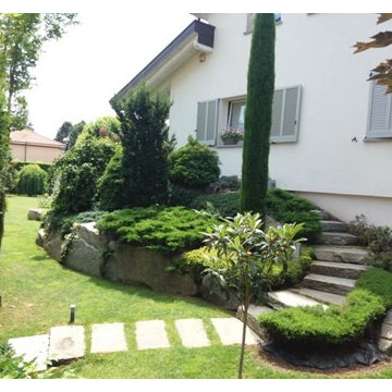 Realizzazione Giardino con Pietre Decorative