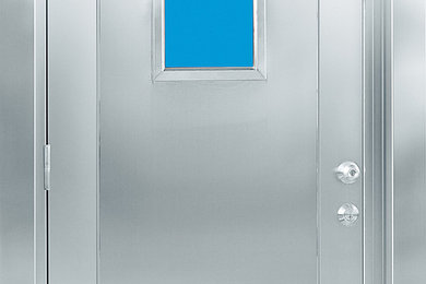 stainless steel comercial door