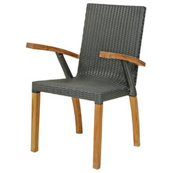 Tropical Outdoor Dining Chairs by Chic Teak