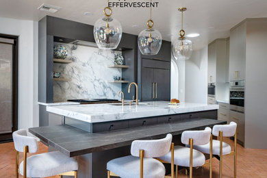 Kitchen - contemporary kitchen idea in Phoenix