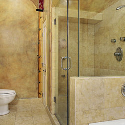 4 sz. Pattern Set Travertine - Showerheads And Body Sprays