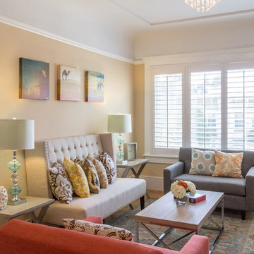 Transitional Living Room