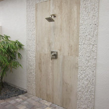 outdoor shower
