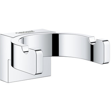 Grohe 41 049 Selection Double Robe Hook - Starlight Chrome