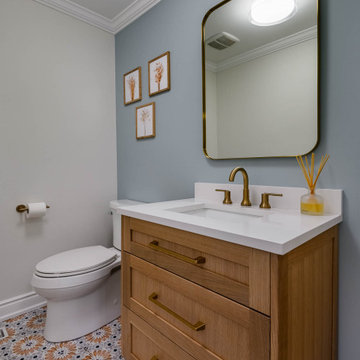 Main Floor Kitchen, Dining, and Powder Room Remodel in Thornhill
