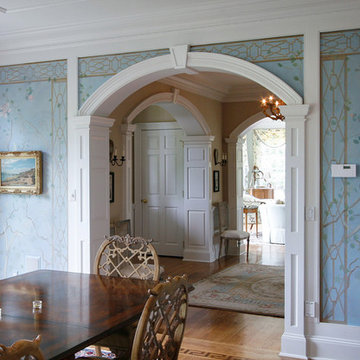 Chinoiserie Dining Room Mural