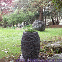 Stacked Stone Vases - Sculptures