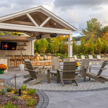 Porcelain Paradise with a Party Pavilian