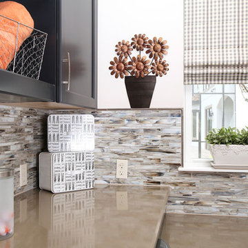 Checkered Roman Shade