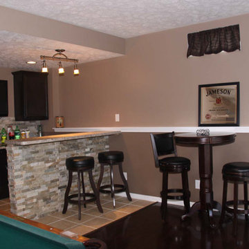 Irish Pub Inspired Basement Bar Concept