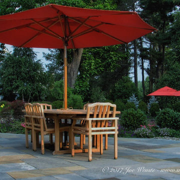 Flagstone patio design